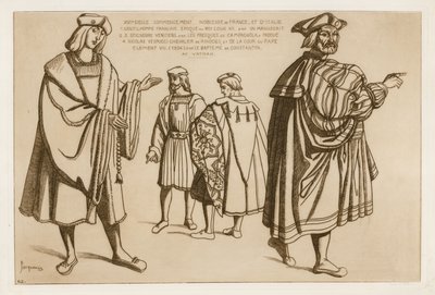 Noblemen of France and Italy at the Start of the 16th Century by Raphael Jacquemin